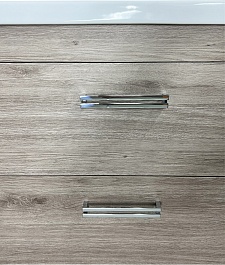 Style Line Тумба под раковину Лотос 80 подвесная сосна лофт – фотография-8